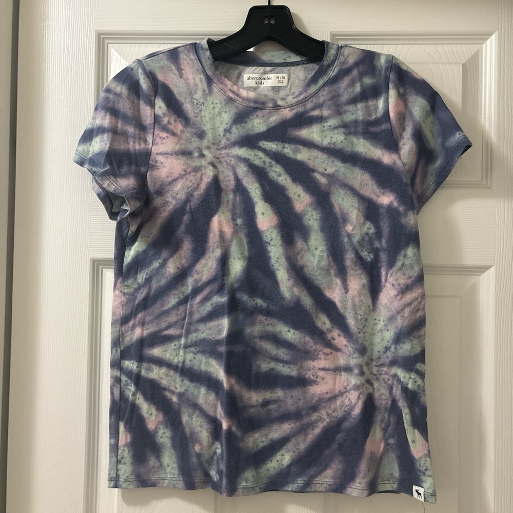 Abercrombie Kids Tie-Dye Short Sleeve Top